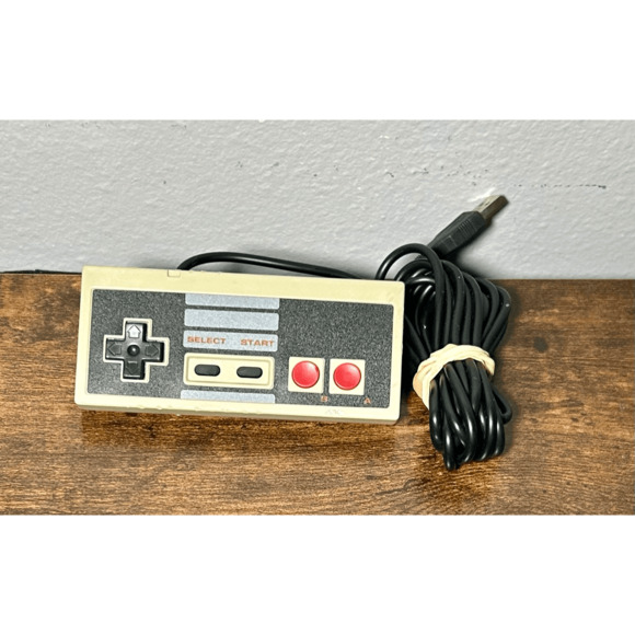 Classic USB Nintendo NES Controller For PC Gamepad- Tested - Picture 1 of 7